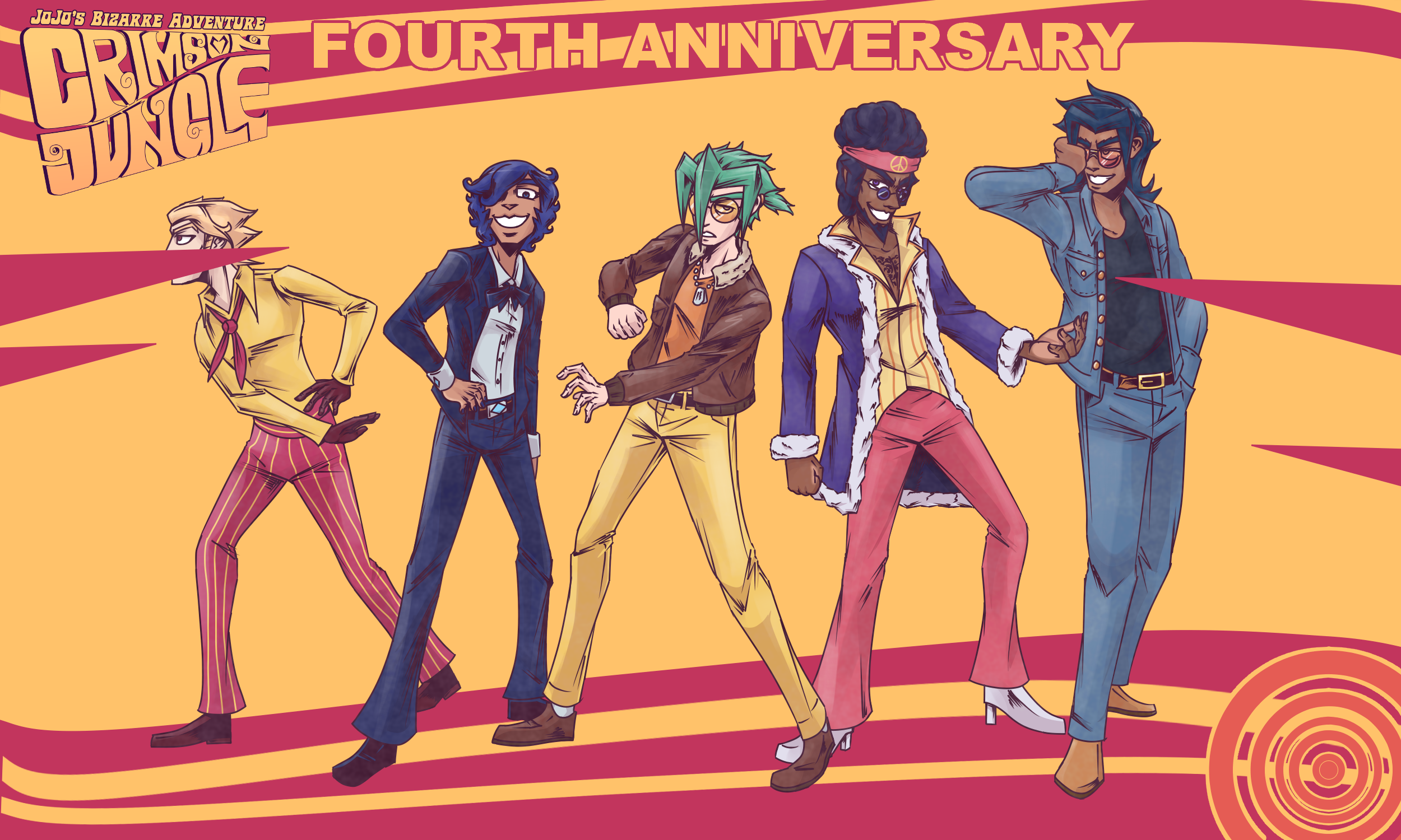 Crimson Jungle 4th Anniversary Illustration