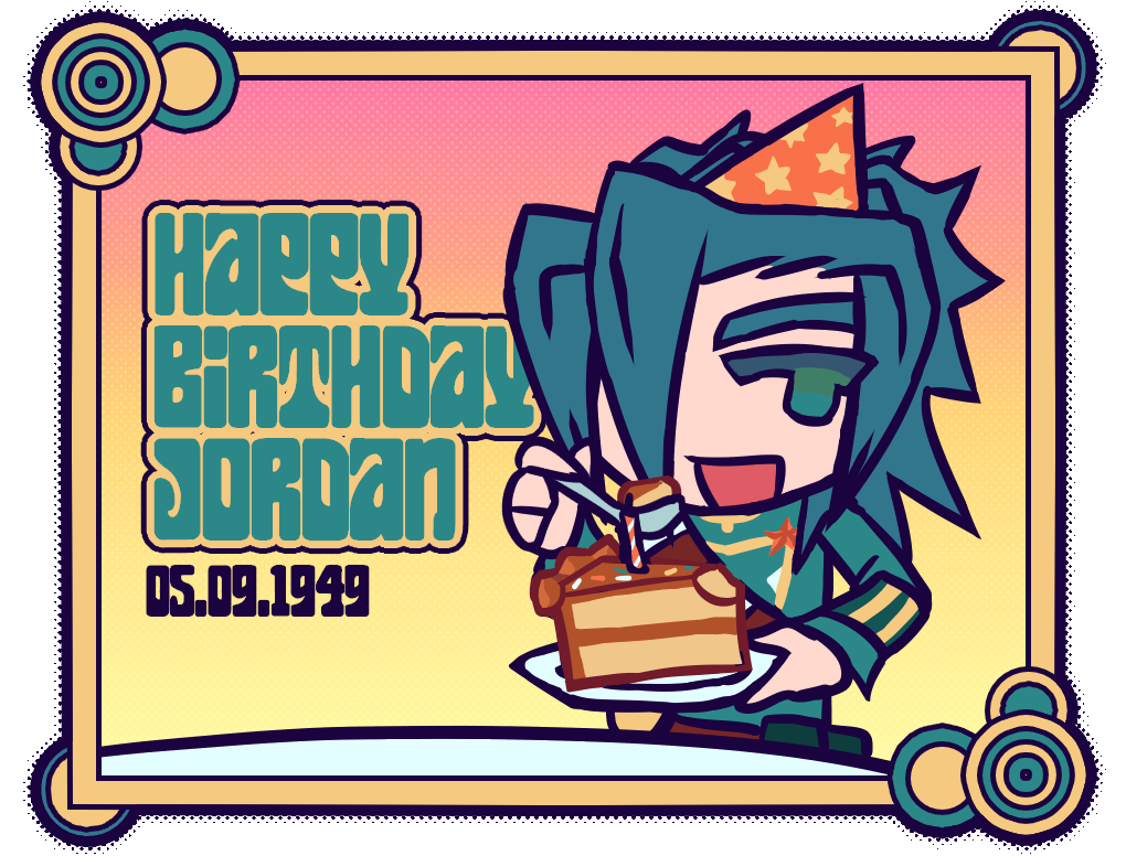 Birthday graphic for the main page